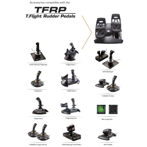  Thrustmaster TFRP Rudder (PS4, XOne & PC)