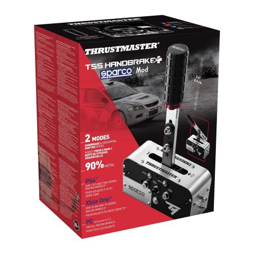  THRUSTMASTER TSS Handbrake Sparco Mod Plus Become The New Master of the Race Tracks on Game Consoles! Compatible with PS4/Xbox One and PC