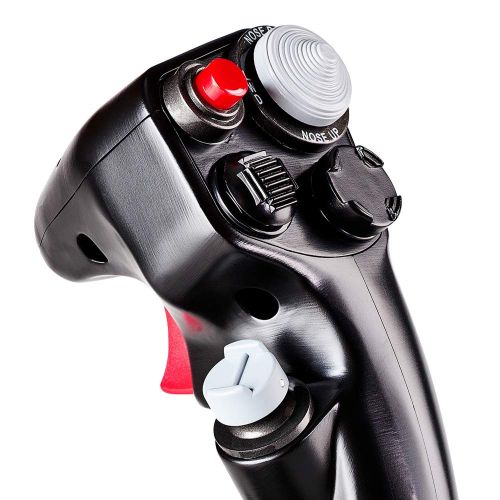  THRUSTMASTER F-16C Viper Hotas Add-On Grip - Versatile Replica Fighter Aircraft Flight Stick for Flight Games and Simulations (Electronic Games)