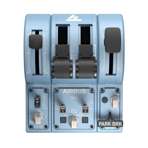  Thrustmaster TCA Quadrant Add-On Airbus Edition: Ergonomic replica of the Airbus throttle quadrant -Compatible with PC