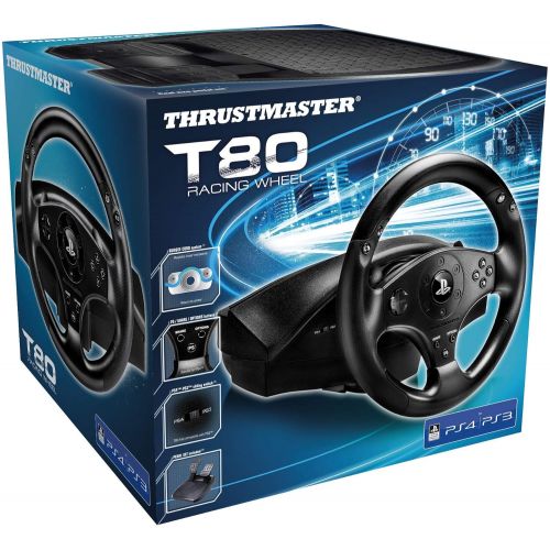  Thrustmaster T80 Racing Wheel (PS4, PC) works with PS5 games