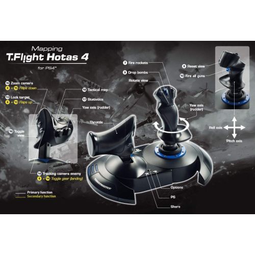  Thrustmaster T.Flight HOTAS 4 for PS4 and PC - PlayStation 4