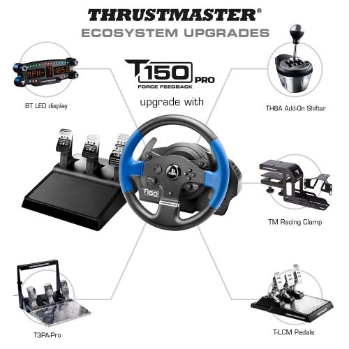  Thrustmaster T150 Pro Racing Wheel (PS4/PS3 and PC) works with PS5 games