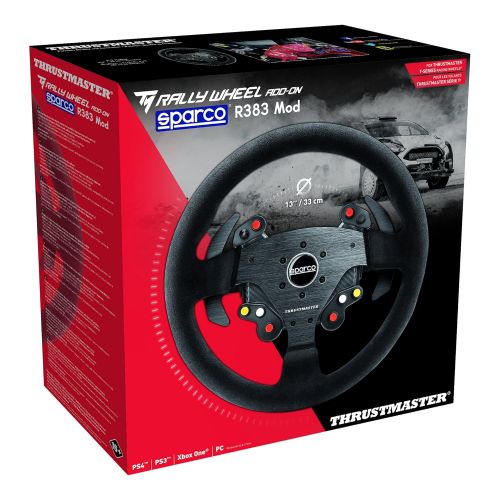  [아마존베스트]Thrustmaster Sparco Add On Rally Wheel R 383 MOD (Windows, PS4, PS5, XBOX Series X/S & XOne)