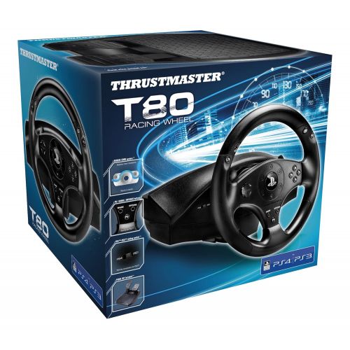  By ThrustMaster Thrustmaster T80 Ferrari 488 GTB Edition Racing Wheel PS4