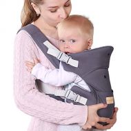 TIANCAIYIDING Ergonomic Baby Carrier, Soft & Breathable Baby Wrap Backpack Front and Back for Newborn& Infants to Toddlers -Dark Grey …
