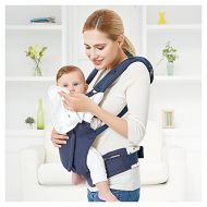 TIANCAIYIDING Baby Carrier with Bibs and Teething Pads for All Shapes and Seasons,Perfect for Alone Nursing from Infant to Toddlers and No Infant Insert Needed，Navy Blue