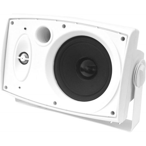  TIC BPS5-W 5 Outdoor Weather-Resistant Bluetooth Patio Speakers (Pair) - White