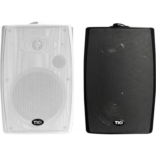  TIC BPS5-W 5 Outdoor Weather-Resistant Bluetooth Patio Speakers (Pair) - White