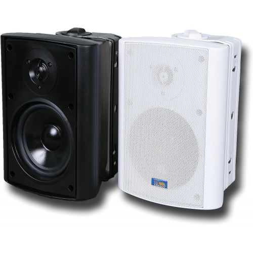 야마하 TIC ASP120-W 6.5 Weather-Resistant Outdoor Patio Speakers with 70v Switch (Pair) - White