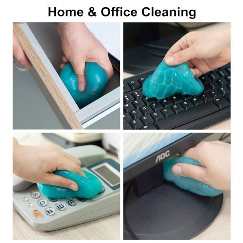  TICARVE Cleaning Gel for Car Detailing Tools Keyboard Cleaner Automotive Dust Air Vent Interior Detail Removal Detailing Putty Universal Dust Cleaner for Auto Laptop Home