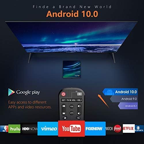  [아마존베스트]-Service-Informationen Android 10.0 TV Box D1 Pro 4 GB RAM 64 GB ROM / CPU RK3318 64 Bit / Dual WiFi 2.4 / 5G + 100 MB LAN Android Dolby TV-Box / H.265 3D 4K HD/USB 3.0/Bluetooth 4.0 Smart Android TV Box