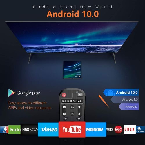  [아마존베스트]-Service-Informationen Android 10.0 TV Box D1 Pro 4 GB RAM 64 GB ROM / CPU RK3318 64 Bit / Dual WiFi 2.4 / 5G + 100 MB LAN Android Dolby TV-Box / H.265 3D 4K HD/USB 3.0/Bluetooth 4.0 Smart Android TV Box