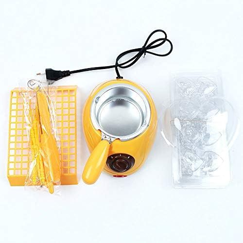  [아마존베스트]TIEMORE Melting Machine, Chocolate Melter, Chocolate Melting Pan, Electric Chocolate Melting Crucible, Removable Mini Hot Chocolate Maker for DIY Mould Set