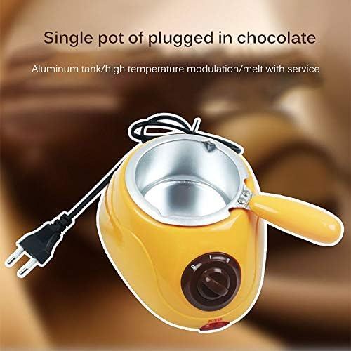  [아마존베스트]TIEMORE Melting Machine, Chocolate Melter, Chocolate Melting Pan, Electric Chocolate Melting Crucible, Removable Mini Hot Chocolate Maker for DIY Mould Set