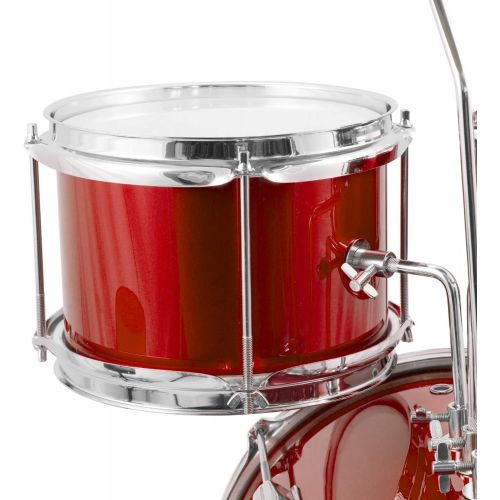  Tiger 3 Piece Junior Drum Kit Red