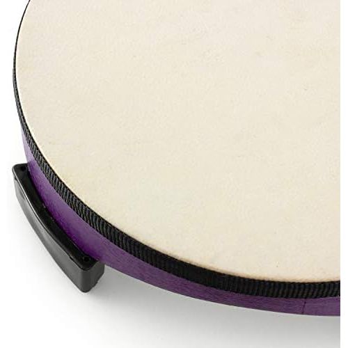  TIGER World Rhythm FD 10 10 Wooden Base Gathering Drum Club Kids Percussion Instrument with 2 Mallets for Kids
