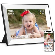 Frameo Digital Picture Frame,WiFi Digital Photo Frame with 10.1 Inch 1280x800 IPS Touch Screen,Easy Load from Phone 32GB Digital Frame,Auto Rotating Pohto/Video by Electronic Picture Frame,Best Gift…
