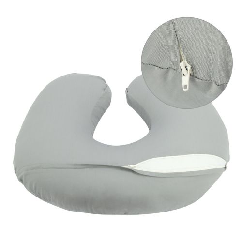 [아마존베스트]TILLYOU Large Zipper Personalized Nursing Pillow Cover, 100% Cotton Soft Hypoallergenic Pillow...