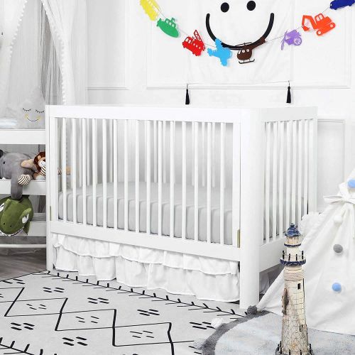  [아마존베스트]TILLYOU Silky Soft Microfiber Crib Sheet, Breathable Cozy Hypoallergenic Baby Sheets for Boys and Girls,...