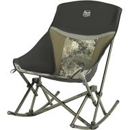 TIMBER RIDGE Portable Rocking Camping Adults Patio Rocker Chair Foldable for Lawn, Yard, Indoor, Support up to 300 lbs, Carry Bag Included, Camo