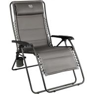 Timber Ridge Balsam Deluxe Zero Gravity Lounger Oversize Outdoor Recliner Chair, Grey