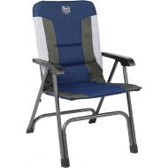 Timber Ridge Camping Folding Chair High Back Portable with Carry Bag Arm Chair Easy Set up Padded for Outdoor, Lawn, Garden, Lightweight Aluminum Frame, Support 300lbs
