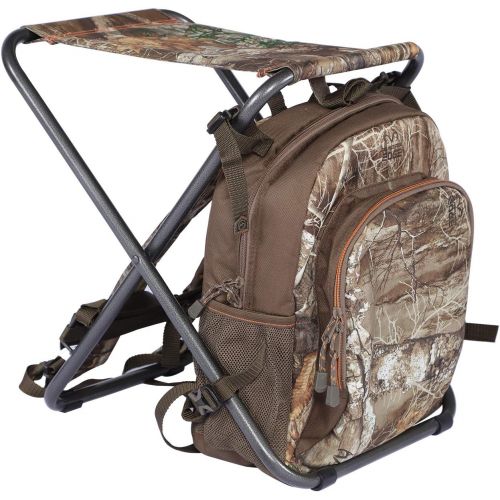  TIMBER RIDGE 3 in 1 Cooler Backpack Chair Foldable Fishing Seat Stool with Cooler Bag, Compact Lightweight Portable for Outdoor Camping Hiking Hunting(CAMO)