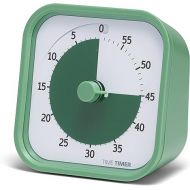TIME TIMER Home MOD - 60 Minute Kids Visual Timer Home Edition - for Homeschool Supplies Study Tool, Timer for Kids Desk, Office Desk and Meetings with Silent Operation (Fern Green)