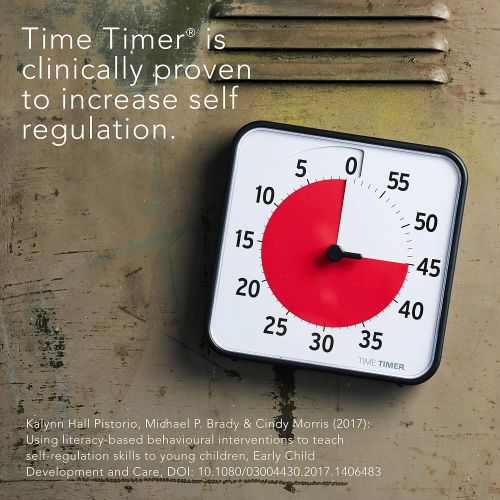  [무료배송]TIME TIMER 8 inch Visual Timer - 60 Minute Kids Desk Countdown Clock with Dry Erase Activity Card, Also Magnetic - for Kids Classroom, Homeschooling Study Tool, Task Reminder, Home
