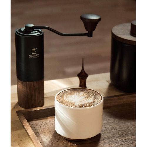  [아마존베스트]TIMEMORE Chestnut G1 Manual Coffee Grinder with Adjustable Setting,Unibody-Design of Aluminum and Walnut wood | Pour Coffee, Espresso, French Press