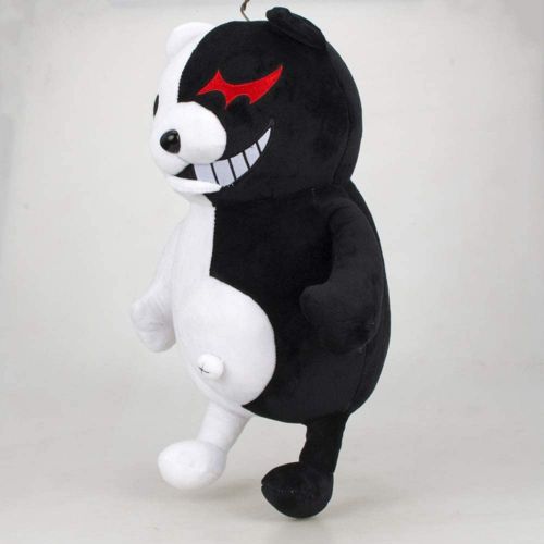  [아마존베스트]TIMSOPHIA Boys Black White Bear Plush Doll Monokuma Bear 36cm for Girls Birthday Women Pillow Toy Home Decor Adornment (Black White, 36cm)