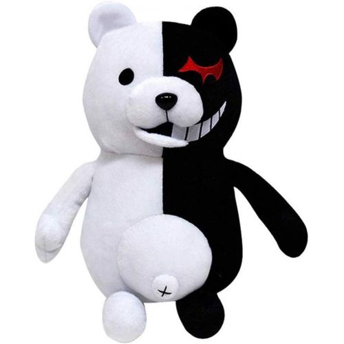  [아마존베스트]TIMSOPHIA Boys Black White Bear Plush Doll Monokuma Bear 36cm for Girls Birthday Women Pillow Toy Home Decor Adornment (Black White, 36cm)