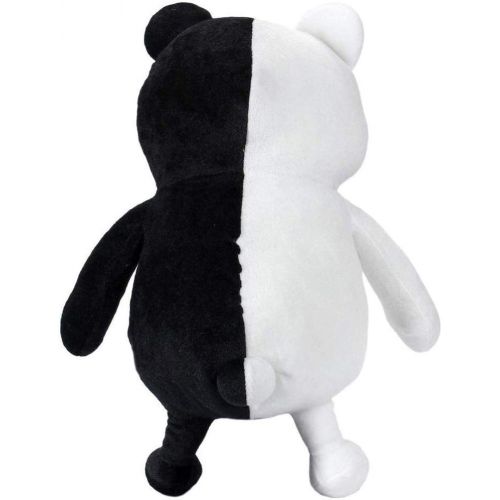  [아마존베스트]TIMSOPHIA Boys Black White Bear Plush Doll Monokuma Bear 36cm for Girls Birthday Women Pillow Toy Home Decor Adornment (Black White, 36cm)