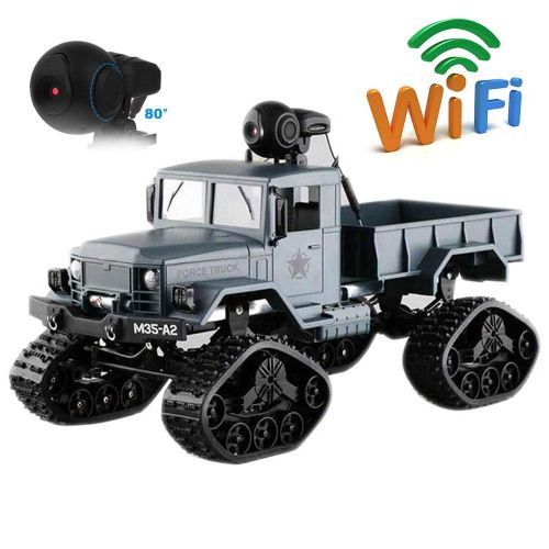  TINIX RC Cars - WiFi 2.4G Remote Control Car 1:16 Military Truck Off-Road Climbing Auto Toy 4 Wheel Drive RC Car Controller Toys for Children - by Tini - 1 PCs