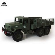 RC Cars - 116 RC Car 6WD Off Road Military Vehicle Remote Control Car ArmyGreen Electric Car with Battery RC Drift Upgrade - by TINIX - 1 PCs