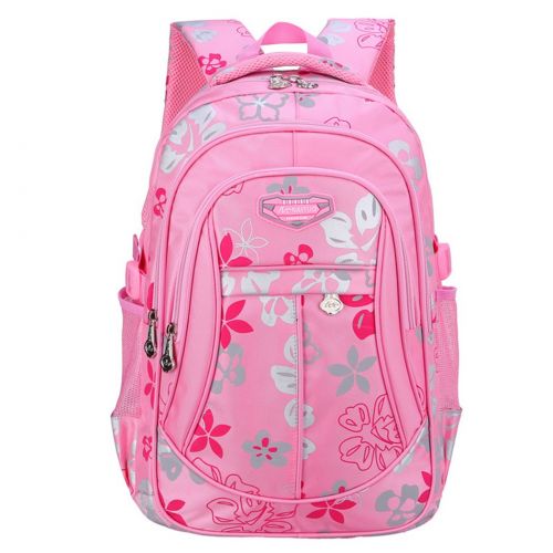  Tinksky School Sports Backpack Flowers Pattern Christmas Students Book Bag Good Gift for Children