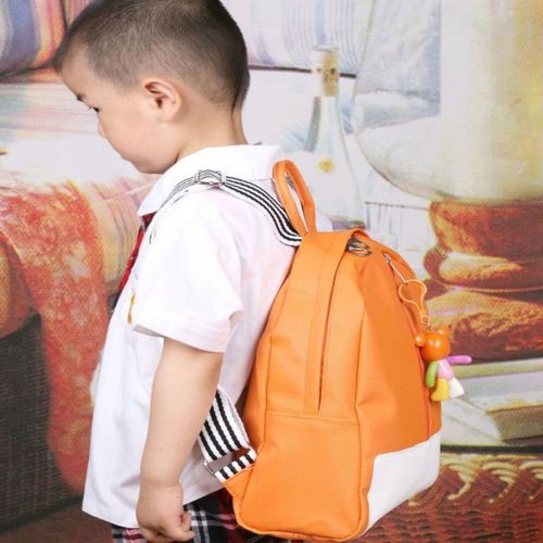  TINKSKY Tinksky Kindergarten Backpack Kids School Bag for Boys Girls (Orange)