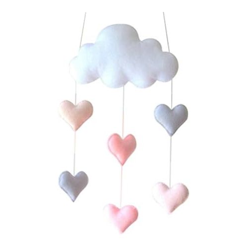  Ceiling Mobile Tinksky Hanging Cloud Decorations Heart Garland for Kids Room Baby Shower