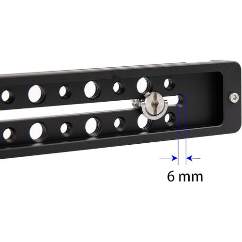  Quick Release Plate Long 15.75 Inch Compatible with Arca Swiss Dual Camera Mount Twin Dovetail Extension Bracket Bar