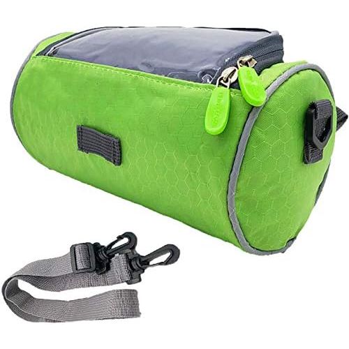  TINTON LIFE Waterproof Bicycle Handlebar Bag with Transparent Pouch and Adjustable Strap High-Capacity Cycling Front Pack