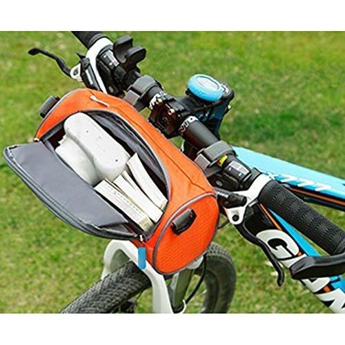  TINTON LIFE Waterproof Bicycle Handlebar Bag with Transparent Pouch and Adjustable Strap High-Capacity Cycling Front Pack