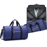TINTON LIFE Convertible Garment Bag Business Travel Duffle Bag 2 in 1 Suit Travel Bags, Black
