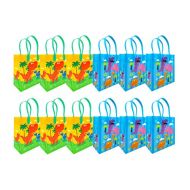 TINYMILLS Dinosaurs Party Favor Bags Treat Bags, 12 Pack