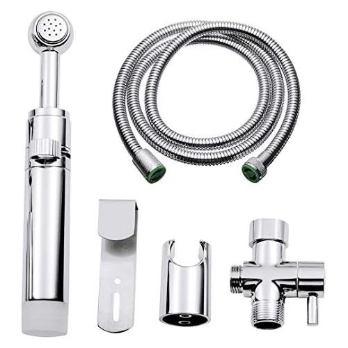  TIRDITY Bidet Sprayer for Toilet Handheld Bathroom Bidet Sprayer Bidet Toilet Sprayer Set Baby Cloth Diaper Sprayer Splatter-Proof Stainless Steel Bidet Sprayer for Personal Hygien