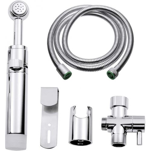  TIRDITY Bidet Sprayer for Toilet Handheld Bathroom Bidet Sprayer Bidet Toilet Sprayer Set Baby Cloth Diaper Sprayer Splatter-Proof Stainless Steel Bidet Sprayer for Personal Hygien