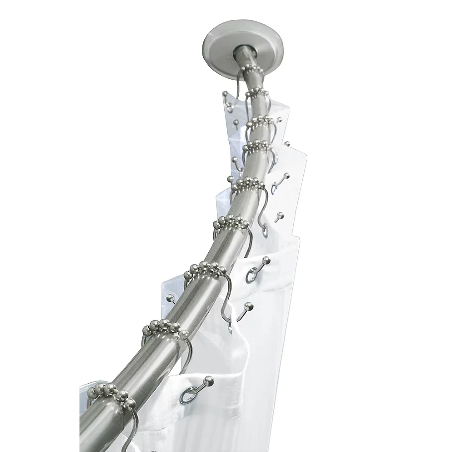  TITAN™ Stainless Steel Dual Install Curved Shower Rod