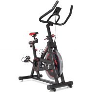 TITAN FITNESS Pro Indoor Exercise Bike with Flywheel and LCD for Cycle Cardio Fitness