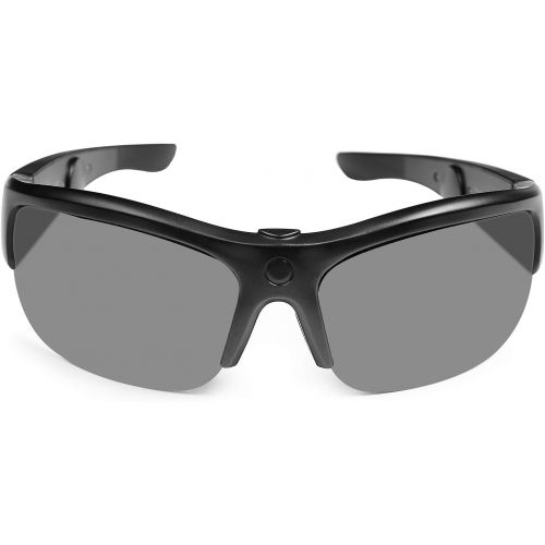  [아마존베스트]TJ Frames - Audio Sunglasses with Open Ear Headphones, Smart Sunglasses for Men Women Cycling Glasses UV400 Lightweight in Cycling, Fishing, Running, Driving, Golf - Black(Size 129