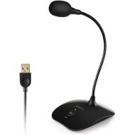 USB Microphone for PC, Computer Microphone, PC Microphone with Mute Button & LED Indicator, Laptop Desktop Condenser Mic, Great for Podcast, Gaming, Streaming, Recording - Windows & Mac